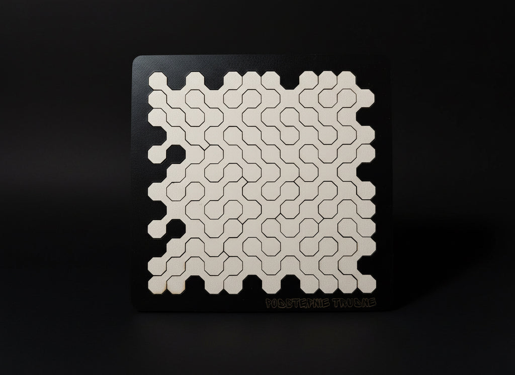 drewniane puzzle łamigłówka podstępnie trudne