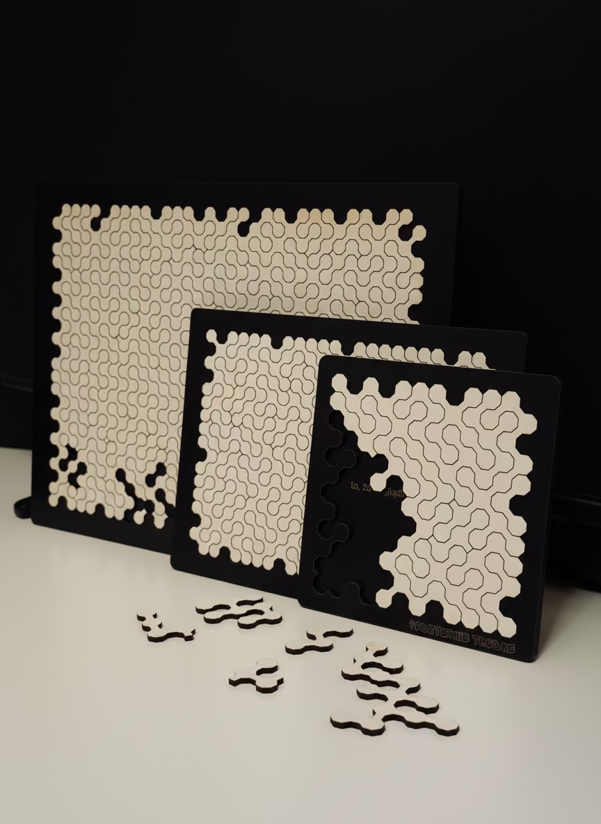 cała kolekcja, 3 rozmiary, 3 stopnie trudności